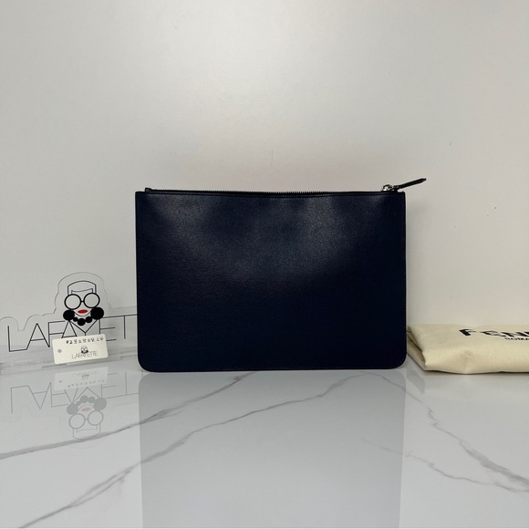 Fendi Monster Leather Clutch Bag - Picture 3 of 5